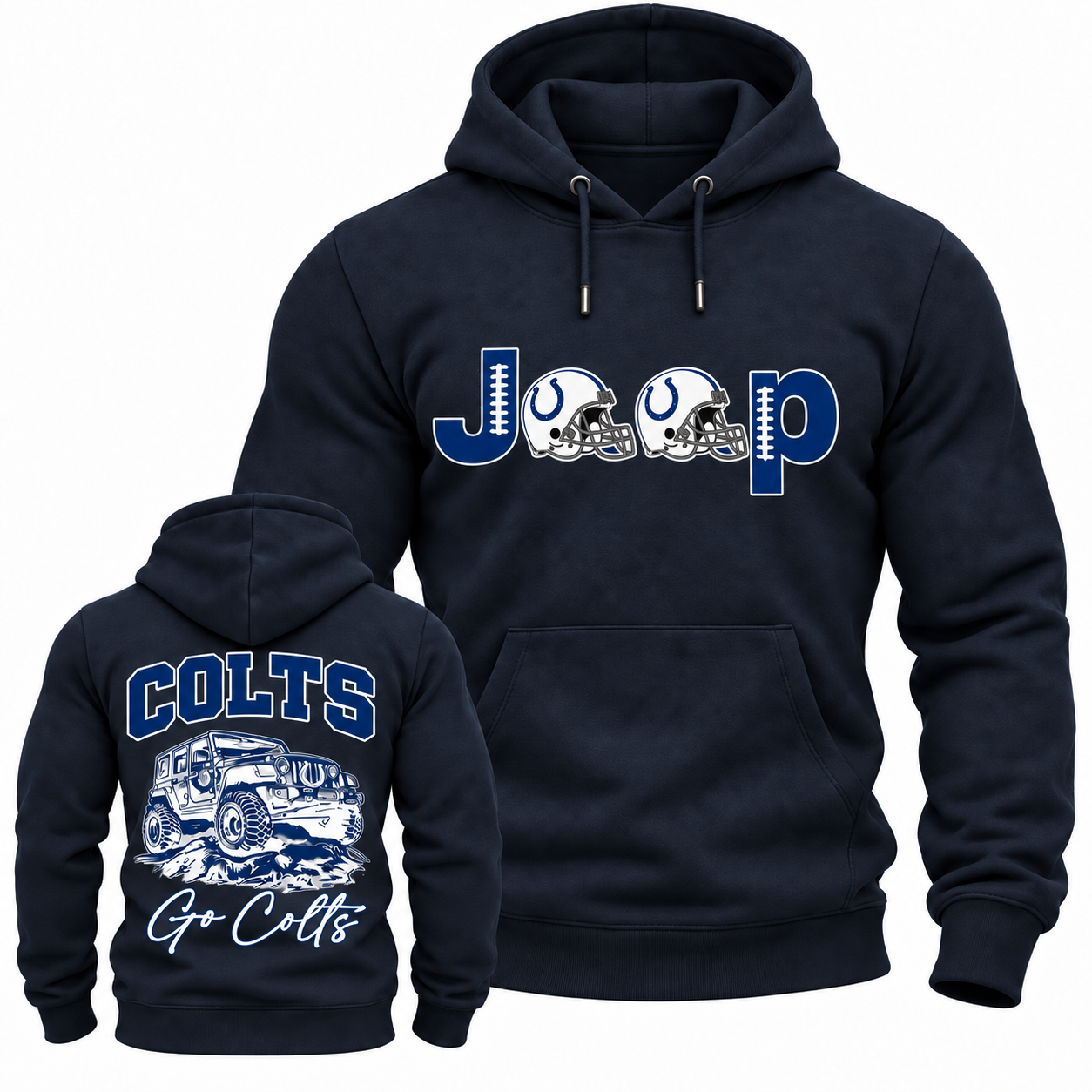 Indianapolis Colts JP Unisex Casual Hoodie