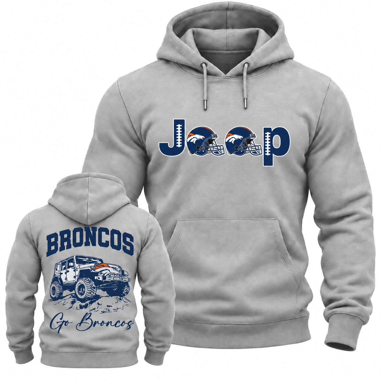 Denver Broncos JP Unisex Casual Hoodie