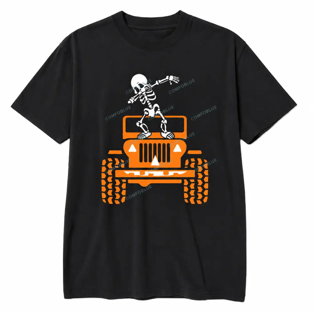 Skeletons Dancing on Jps Halloween Unisex T-Shirt