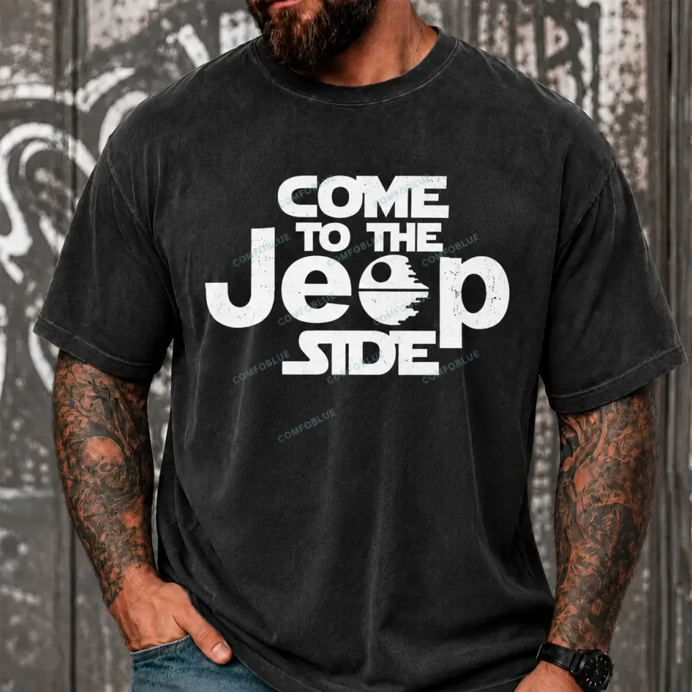 Come to the Jp Side Unisex Washed T-Shirt