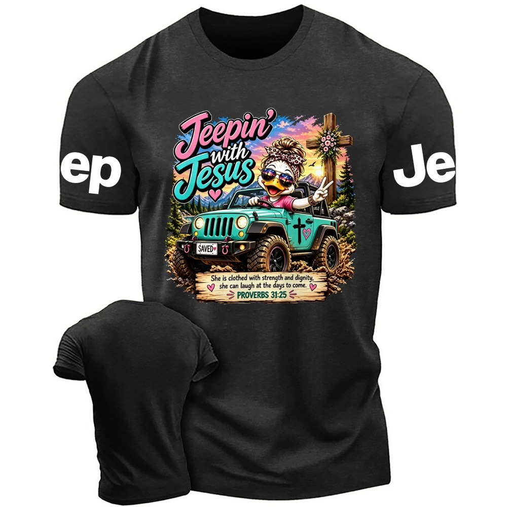 Jesus Jeepin PROVERBS 31:25 Unisex T-shirt
