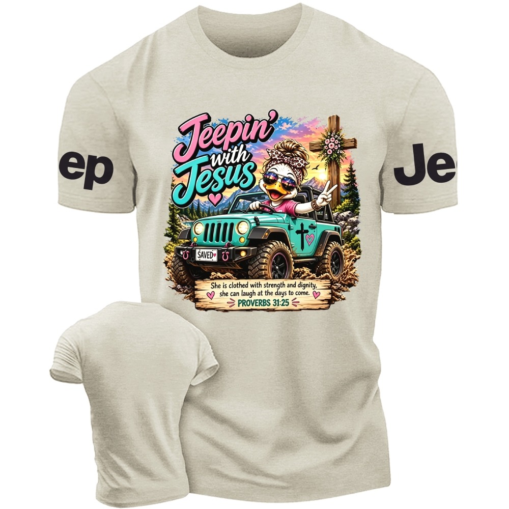 Jesus Jeepin PROVERBS 31:25 Unisex T-shirt