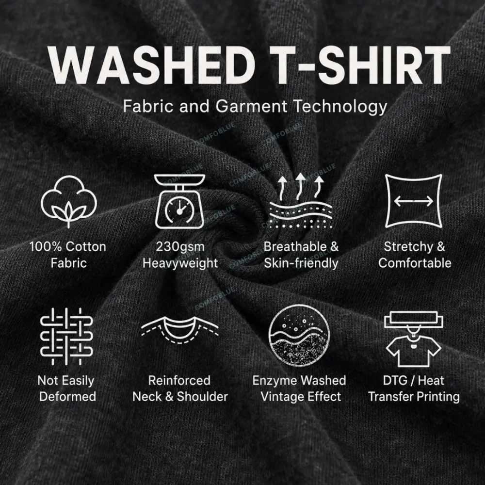 Route 66 Shield Collage Washed T-Shirt
