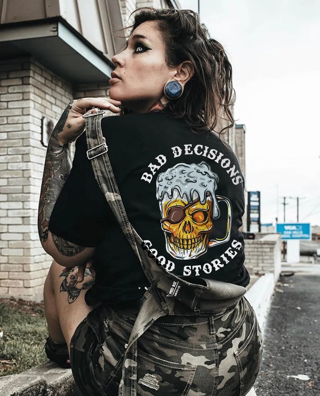 Bad Decisions Good Stories Unisex T-shirt