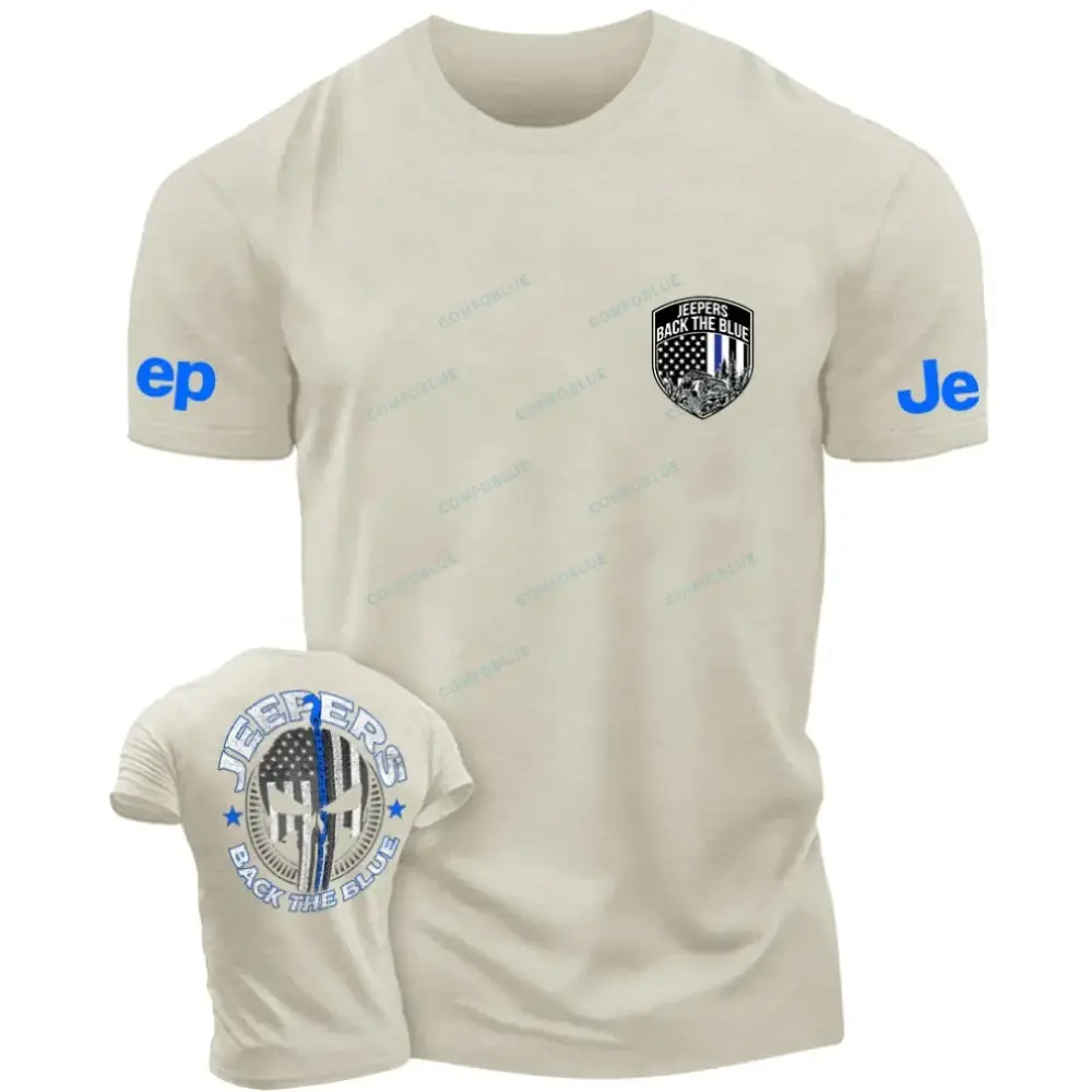 Policeman Jp Back The Blue Police Skull Police Badge T-Shirt Jp Unisex T-shirt