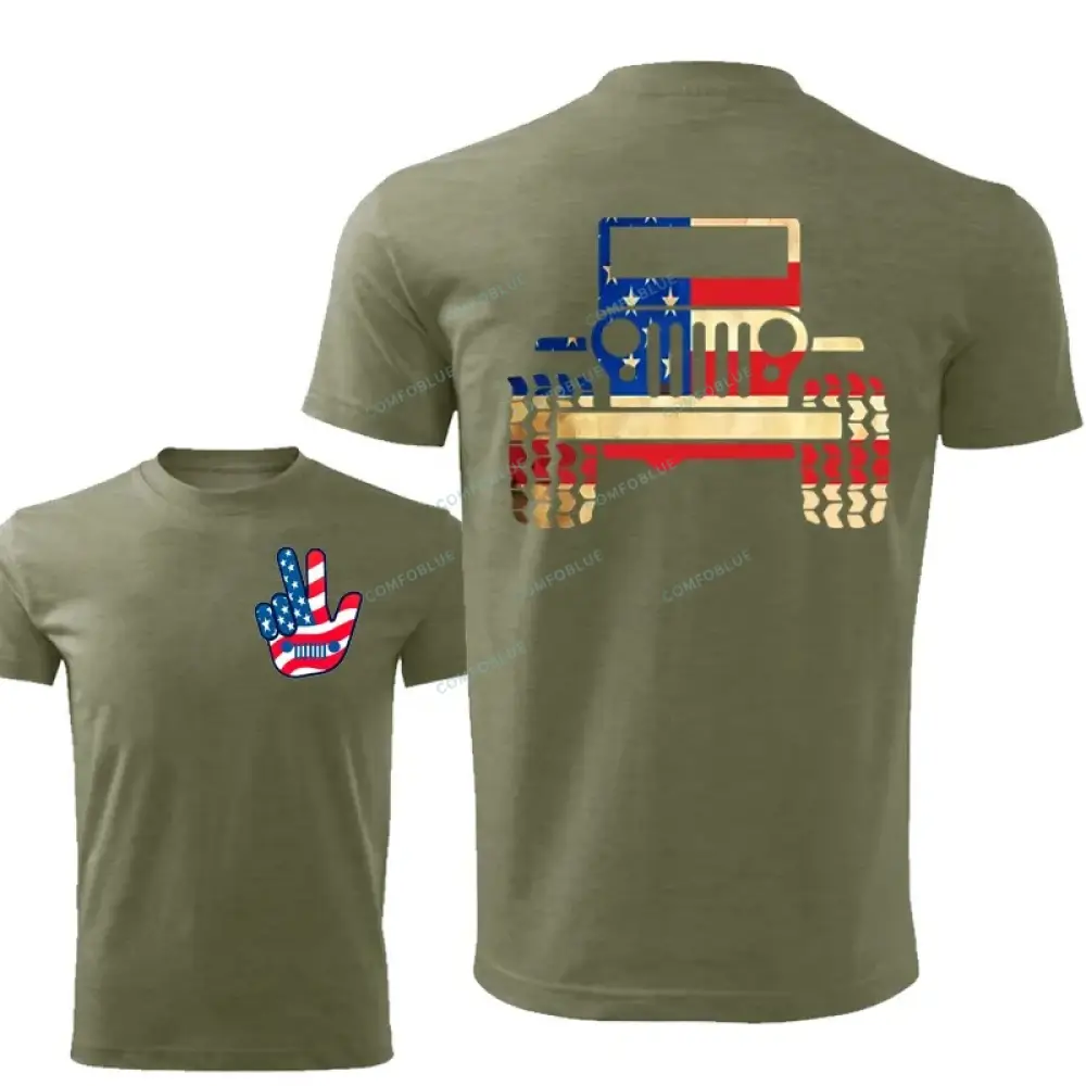 American Flag Jp Wave Jp Unisex T-Shirt