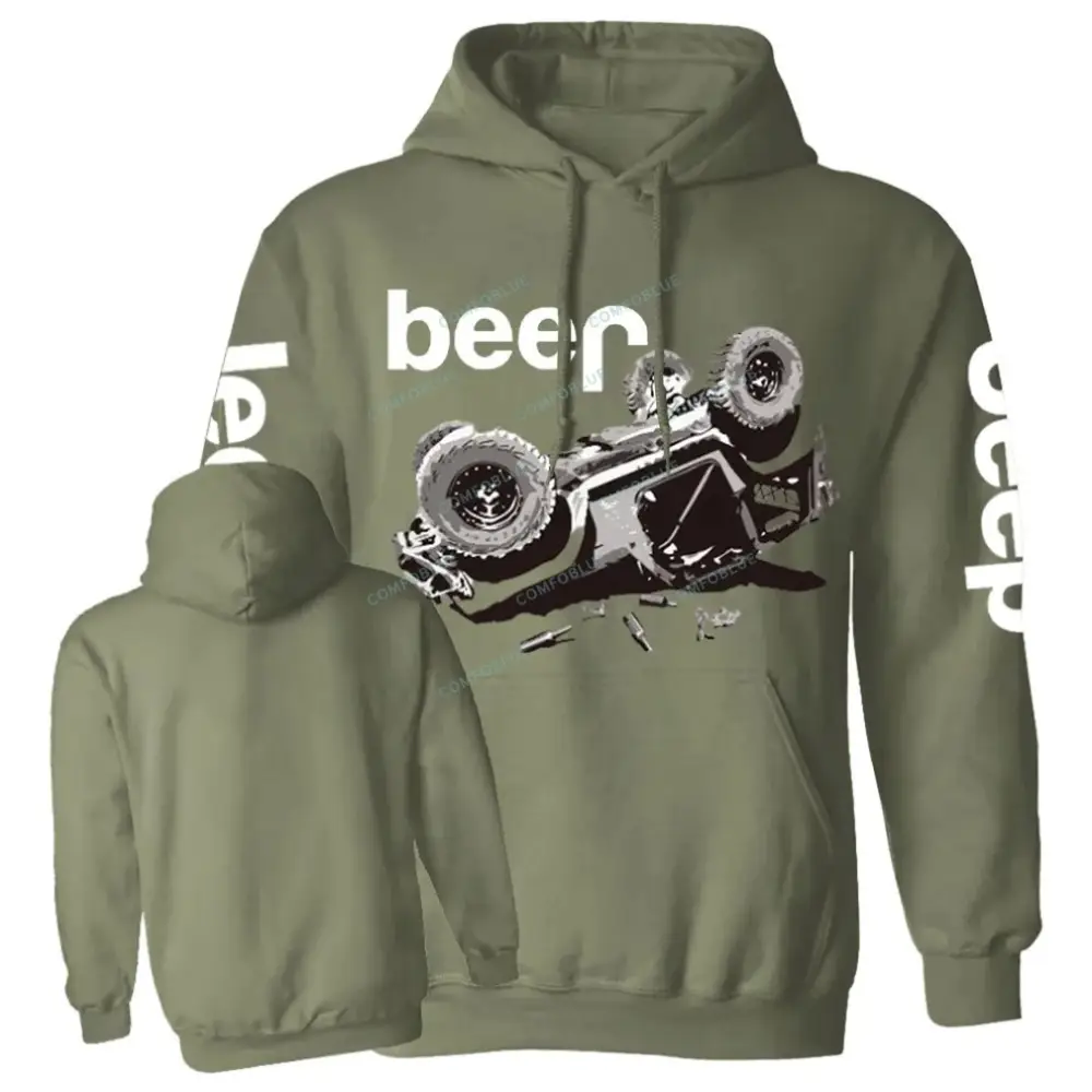 Funny Beer Overturn Jp Unisex Hoodie