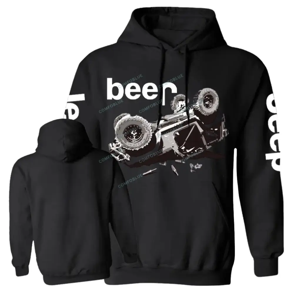 Funny Beer Overturn Jp Unisex Hoodie