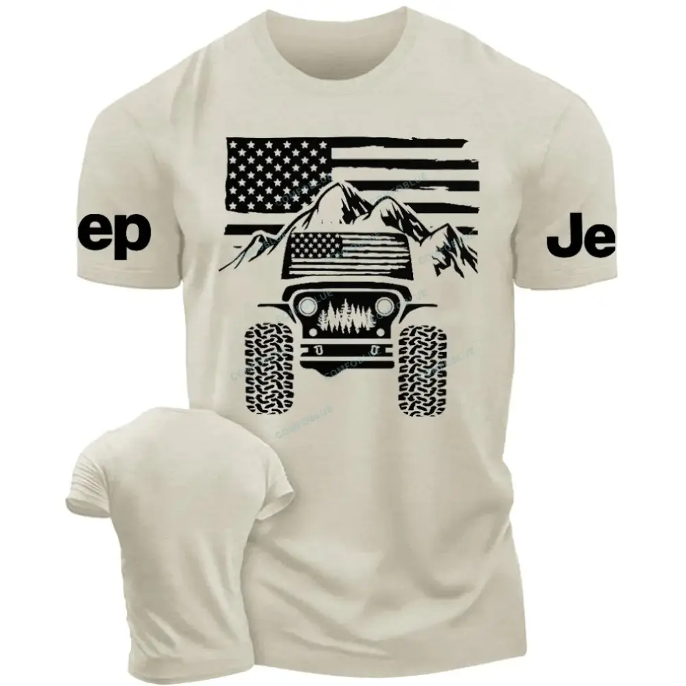 American Flag Mountains Jp Unisex T-Shirt