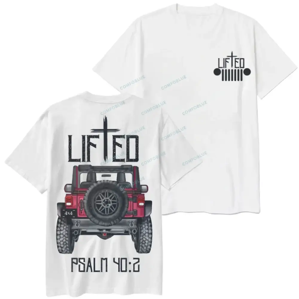 Christian "Lifted" Jp Truck Bible Verse Jp Unisex T-shirt