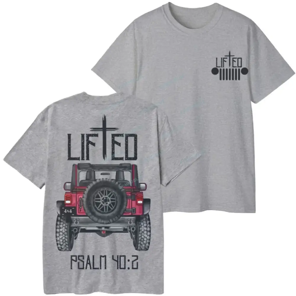 Christian "Lifted" Jp Truck Bible Verse Jp Unisex T-shirt