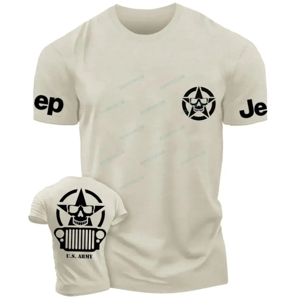 Skull Star Willys U.S. Army Unisex Jp T-shirt