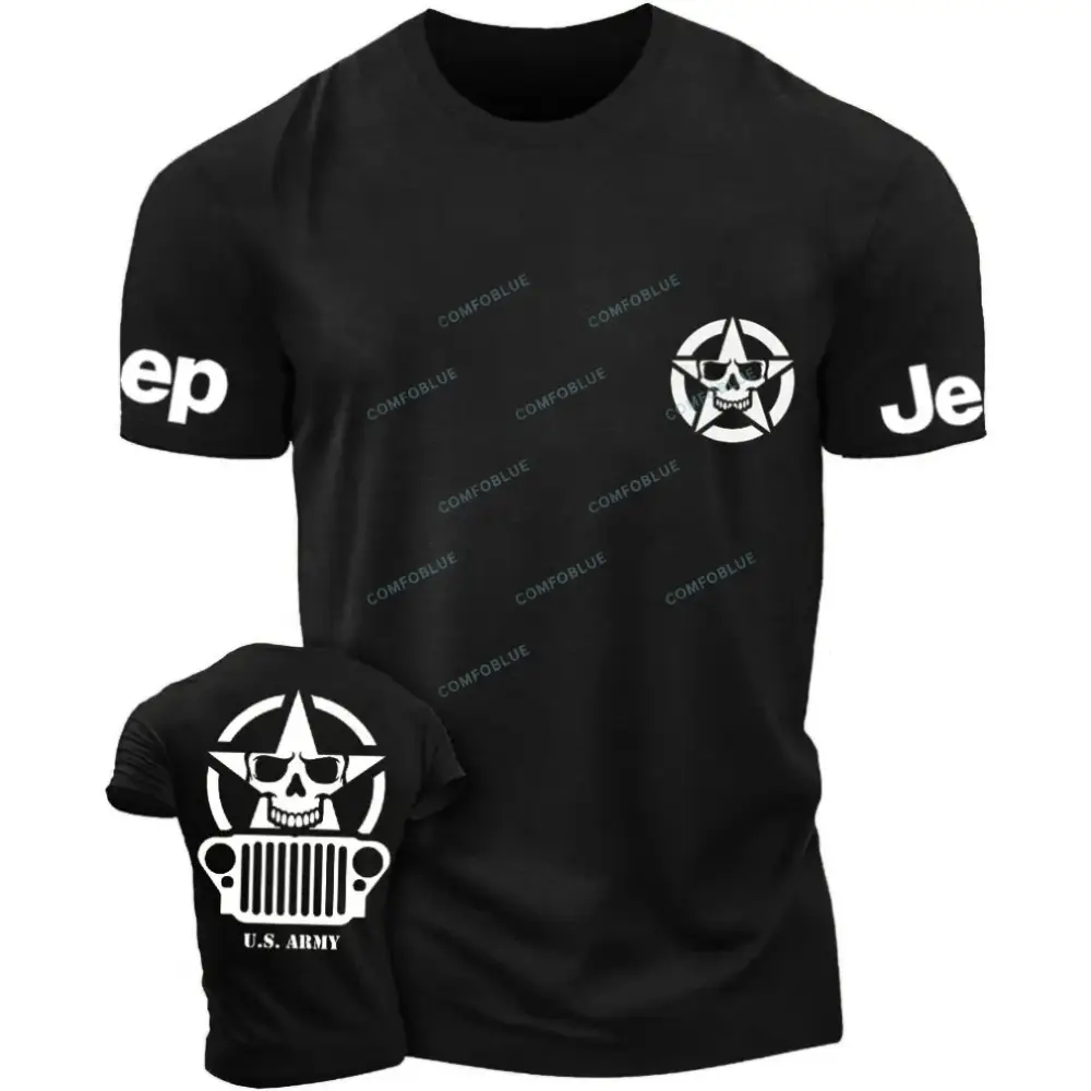 Skull Star Willys U.S. Army Unisex Jp T-shirt