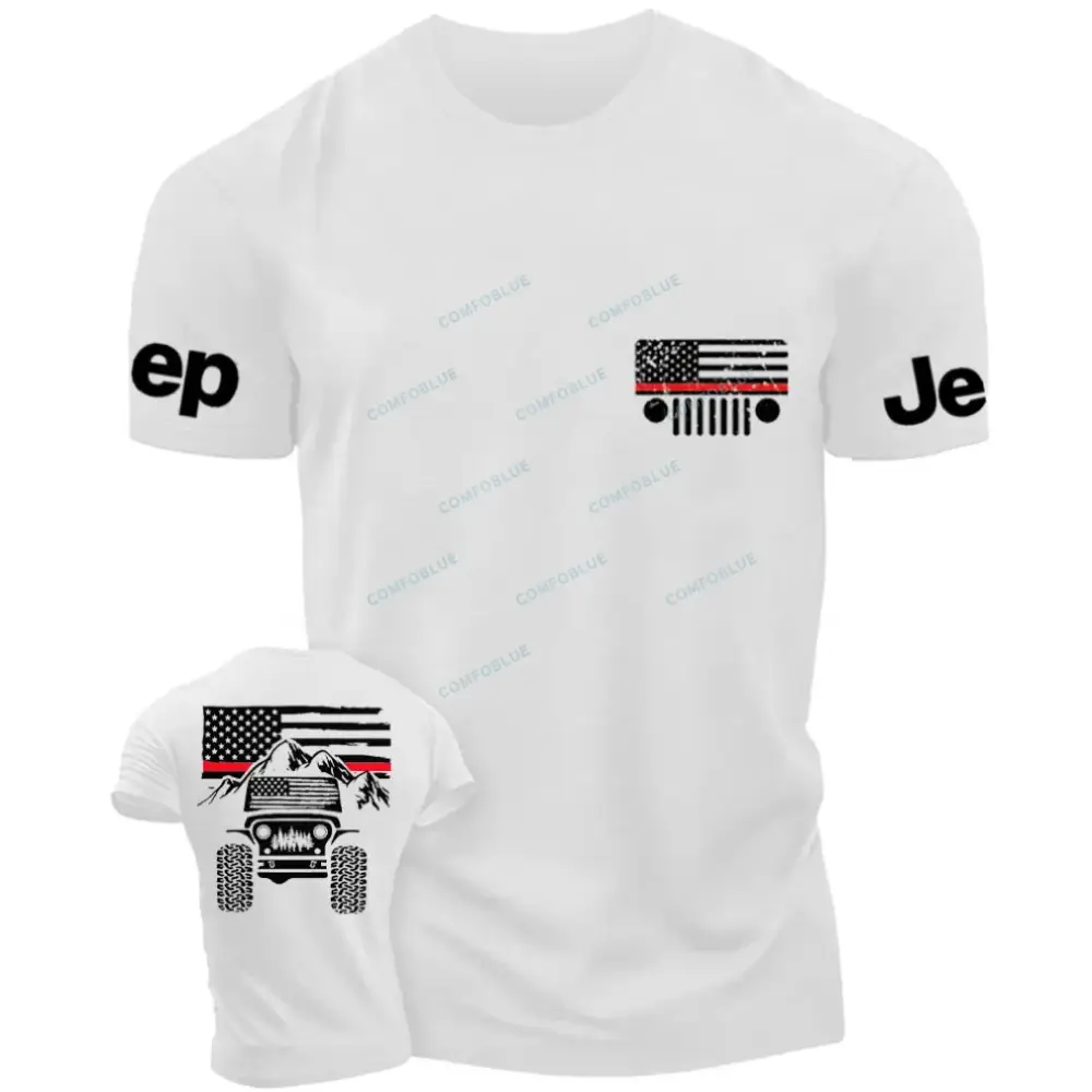 Firefighter Red Line American Flag Unisex Jp T-shirt