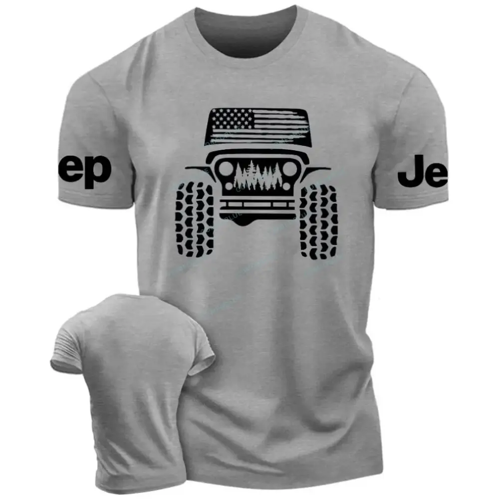 Offroad Forest USA Flag Jp Unisex T-shirt