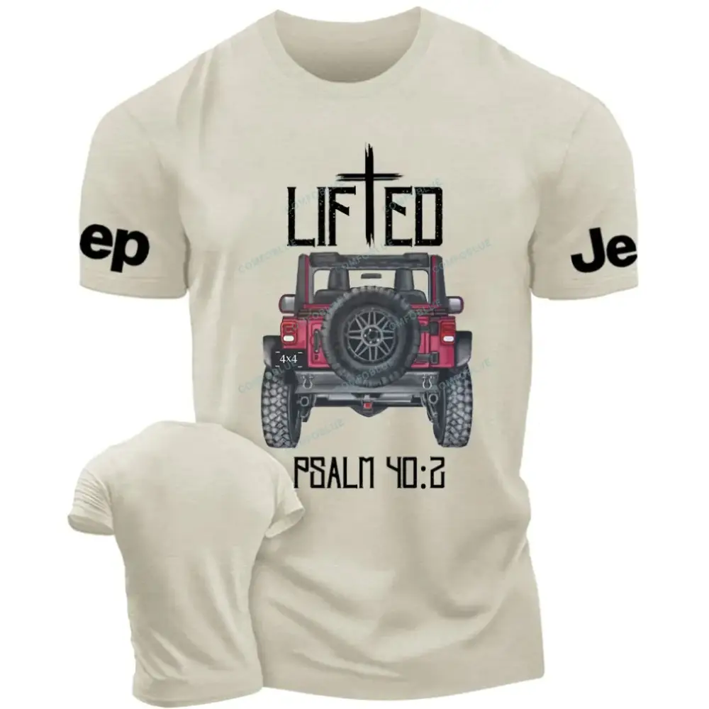 Christian "Lifted" 4x4 Truck Offroad Jp T-Shirt