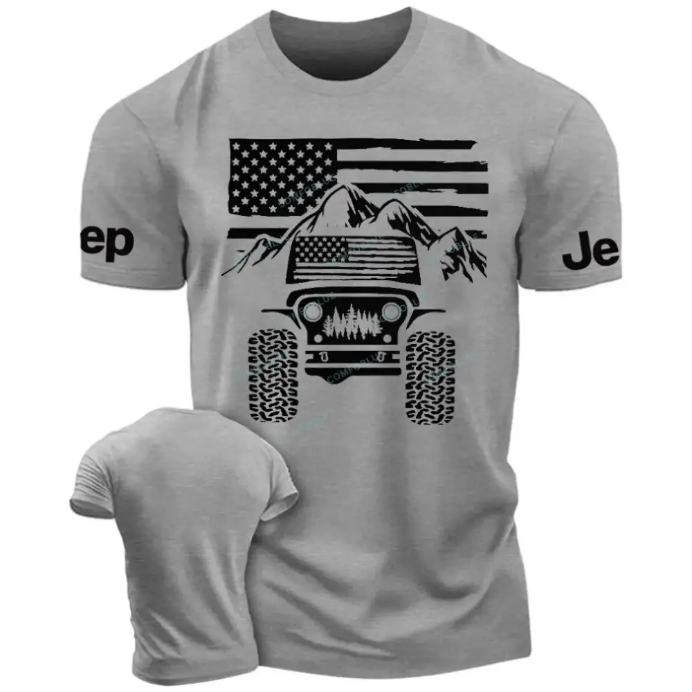 American Flag Mountains Jp Unisex T-Shirt