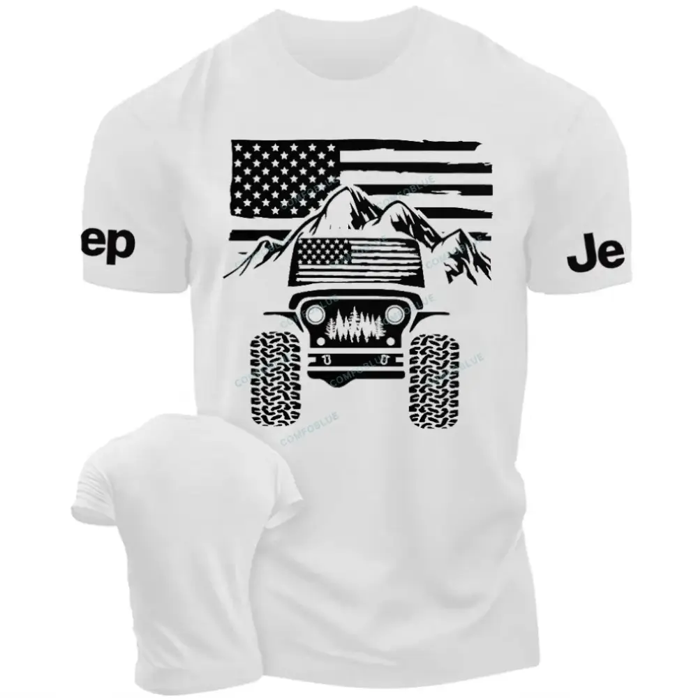 American Flag Mountains Jp Unisex T-Shirt