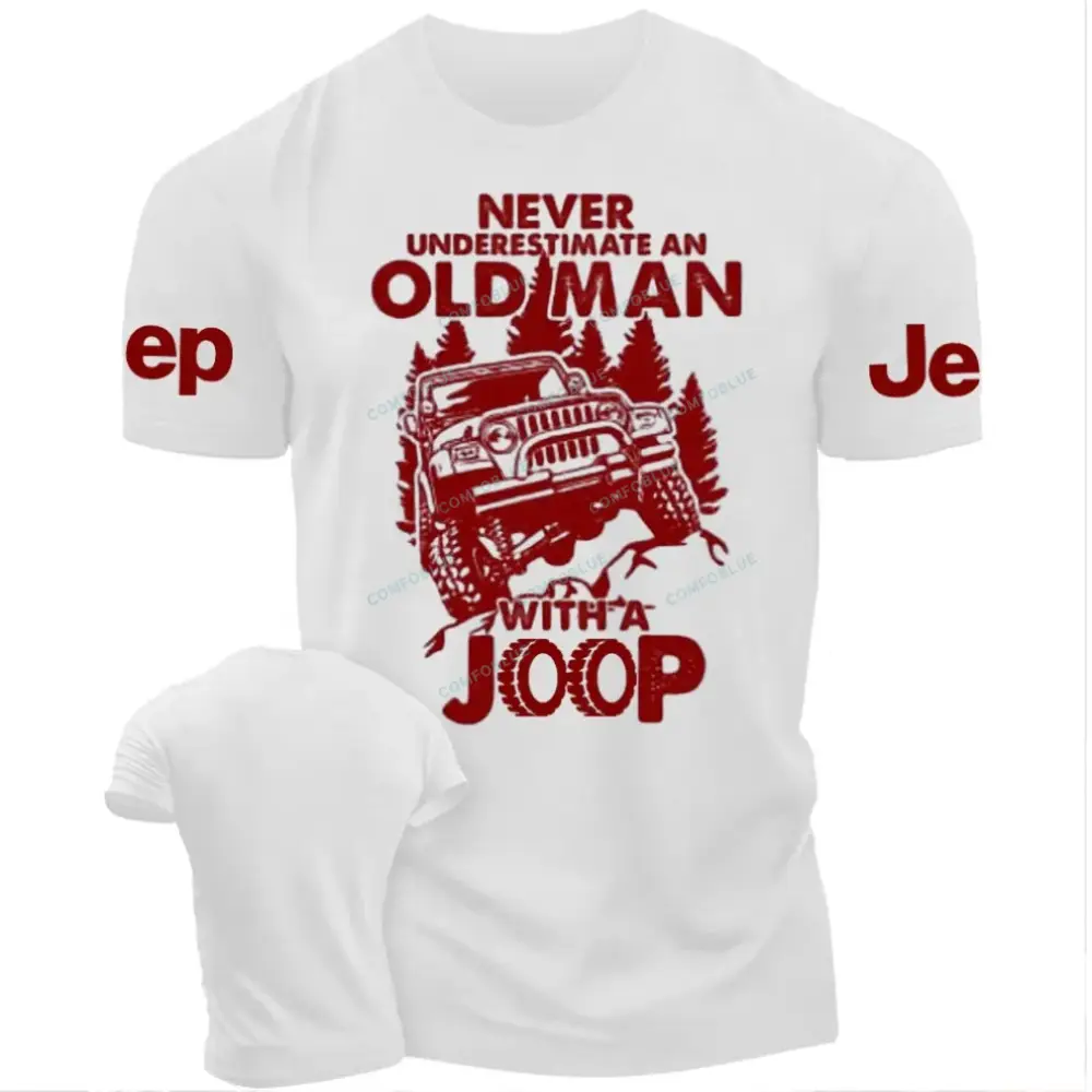 Never Underestimate An Old Man Jp Unisex T-shirt