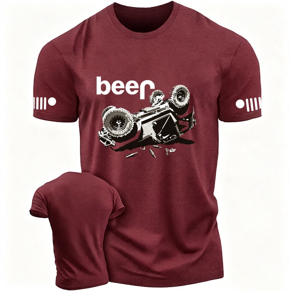 Funny Beer Overturn Jp Offroad T-Shirt