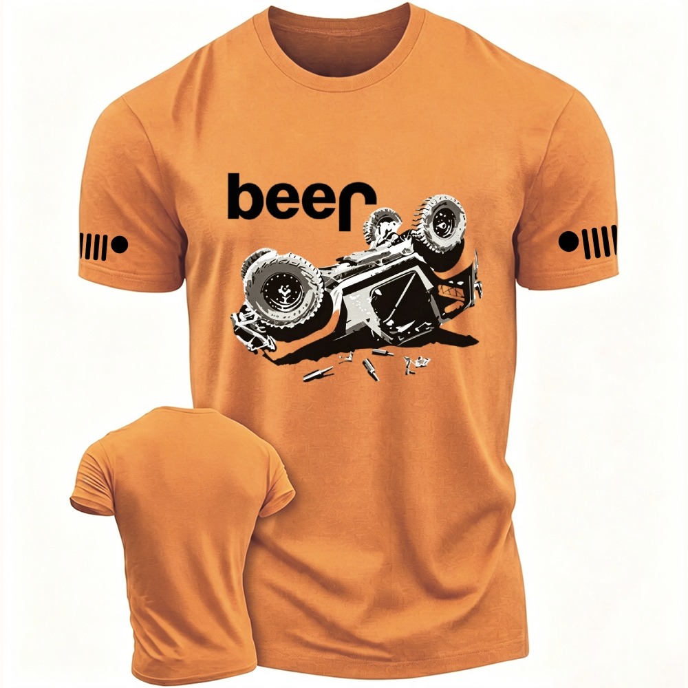 Funny Beer Overturn Jp Offroad T-Shirt