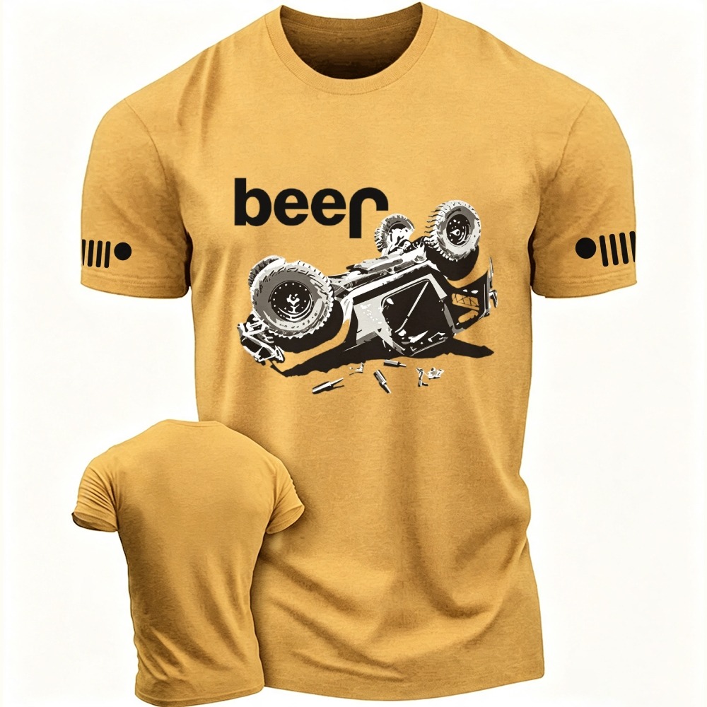 Funny Beer Overturn Jp Offroad T-Shirt