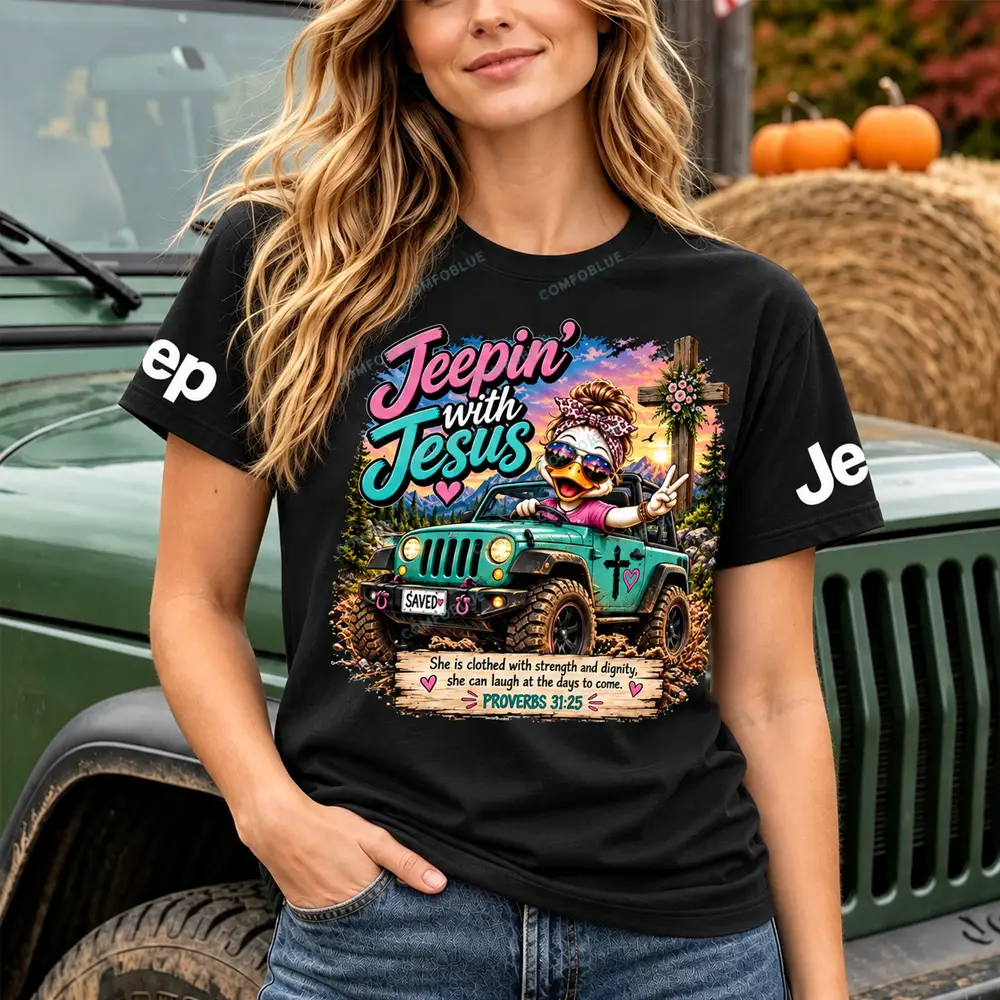 Jesus Jeepin PROVERBS 31:25 Unisex T-shirt