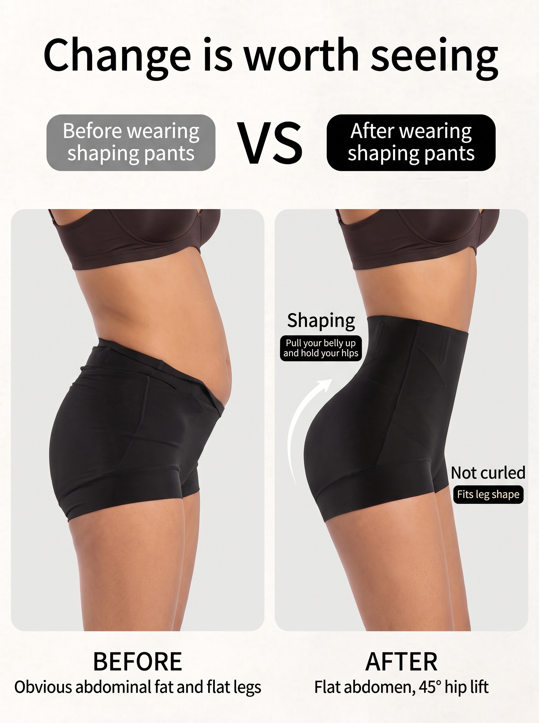 [DAGGLOSA] High Waist Tummy Control Shapewear Shorts, Cross Dot Glue Waistband Butt Lifter Shaper for Women