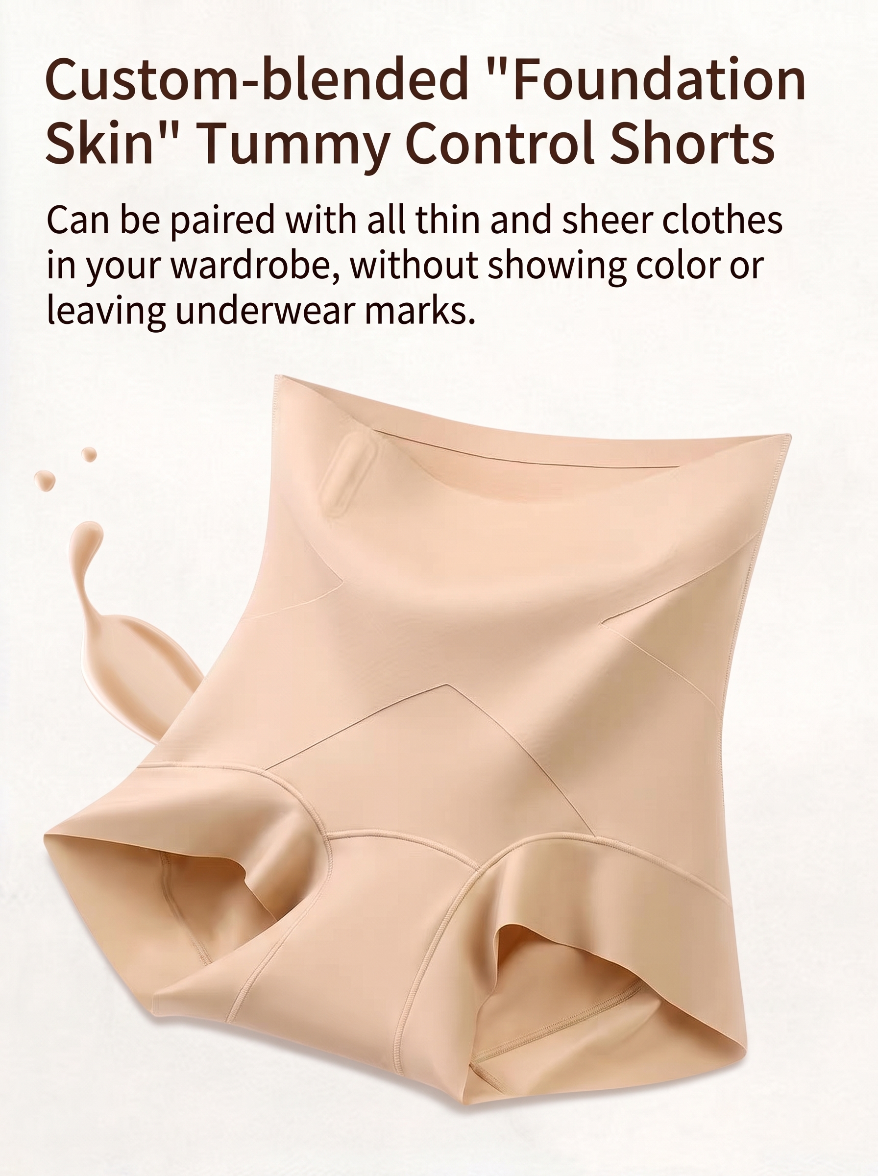 [DAGGLOSA] High Waist Tummy Control Shapewear Shorts, Cross Dot Glue Waistband Butt Lifter Shaper for Women