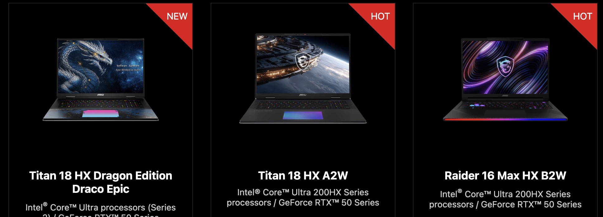 MSI laptop