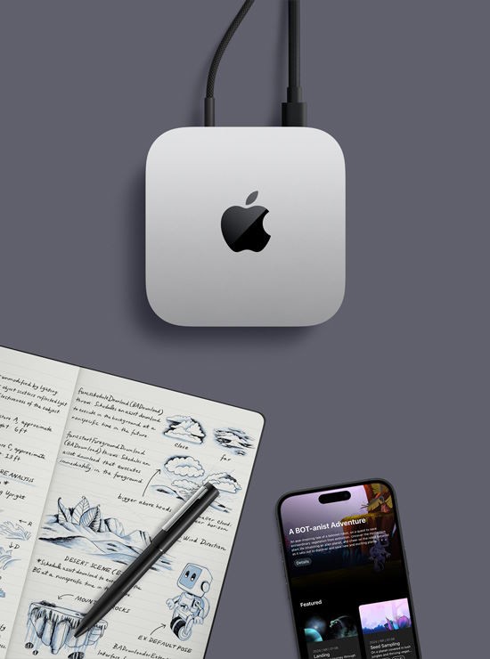 2024 Mac mini Desktop Computer with M4 chip Built Intelligence 16G 20G 24G 32GB 48G ram 256GB 512GB 1TB 2TB 4TB 8TB Mac mini M4 chip M4 Pro chip Mini PC