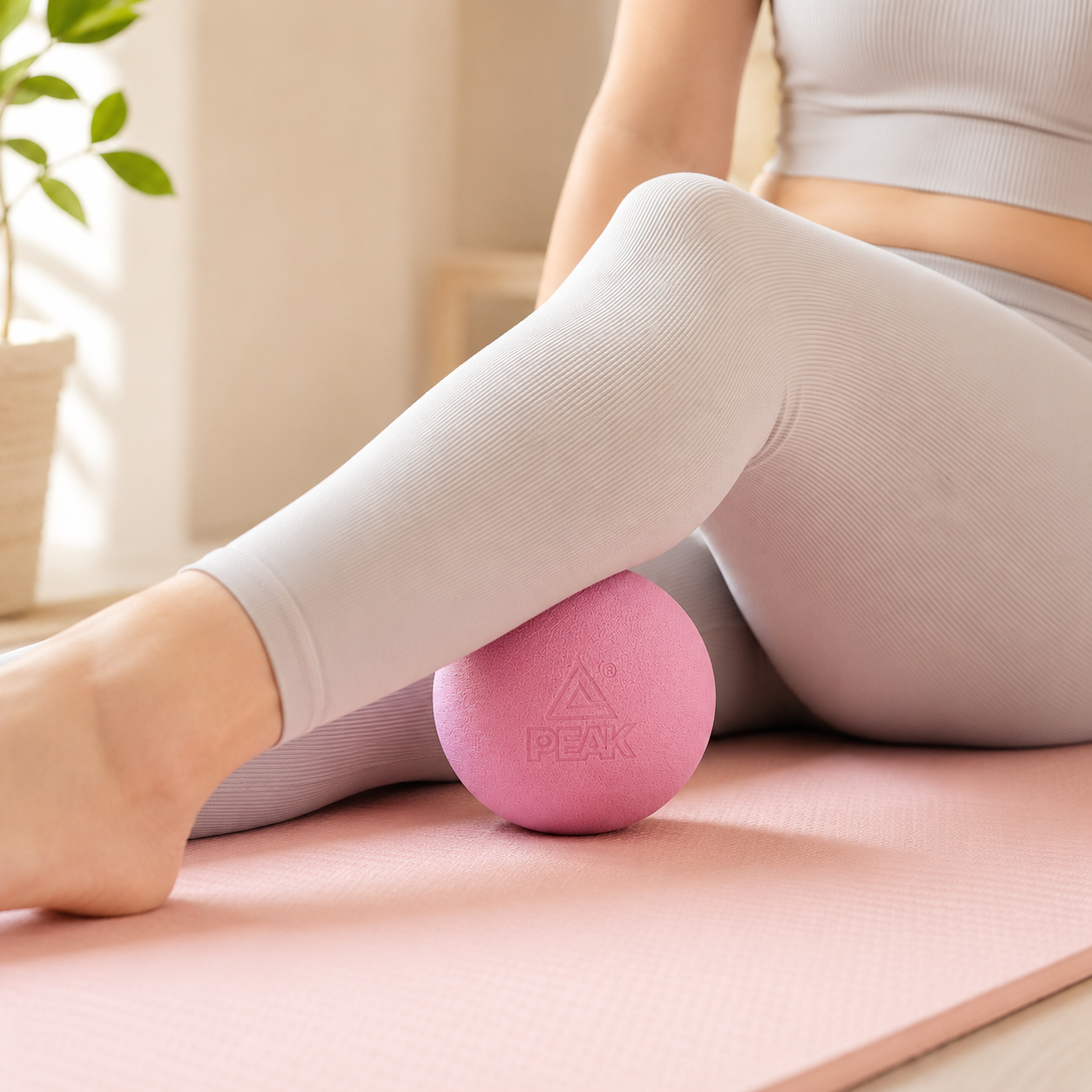 Faszienball, Fußmassageball, Muskelentspannungsball, Yoga-Fitnessball für Schultern, Nacken, Taille, Füße und Rücken, Meridianball für den Nacken.