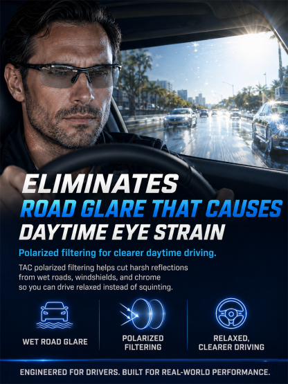 One Pair of Glasses for Day & Night Driving