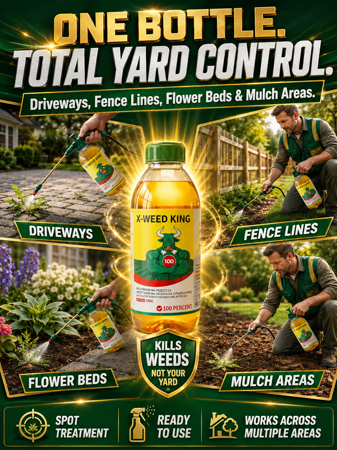 [Copy]Herbicide and root rot control agent | 3-Hour Fast Acting Root Destroyer | 100%Plant Safe