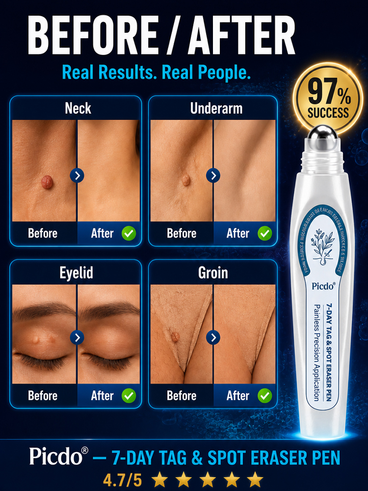 🚨 CRAZY DEAL ALERT: For a limited time, we are doing a BUY 1 GET 1 FREE! 🎁Painless Precision Wart & Mole Remover Pen - Instant Roll-Off