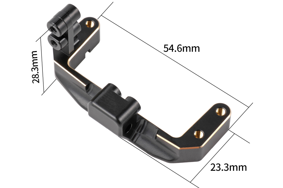 BATRAZZI Brass Steering Servo Mount for FCX10