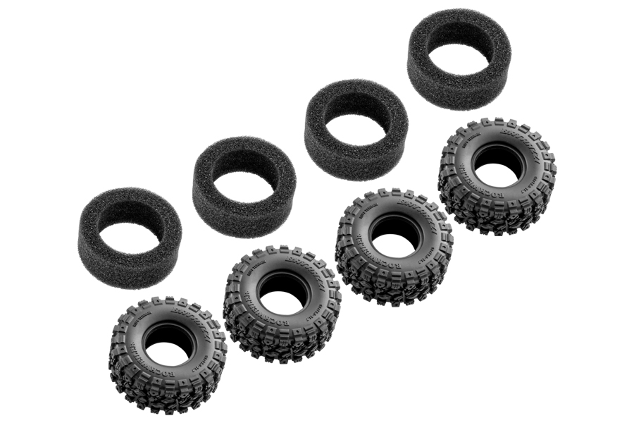 Batrazzi 53*21.7mm Rockweiler 0.9” R/T Tires (4pcs)