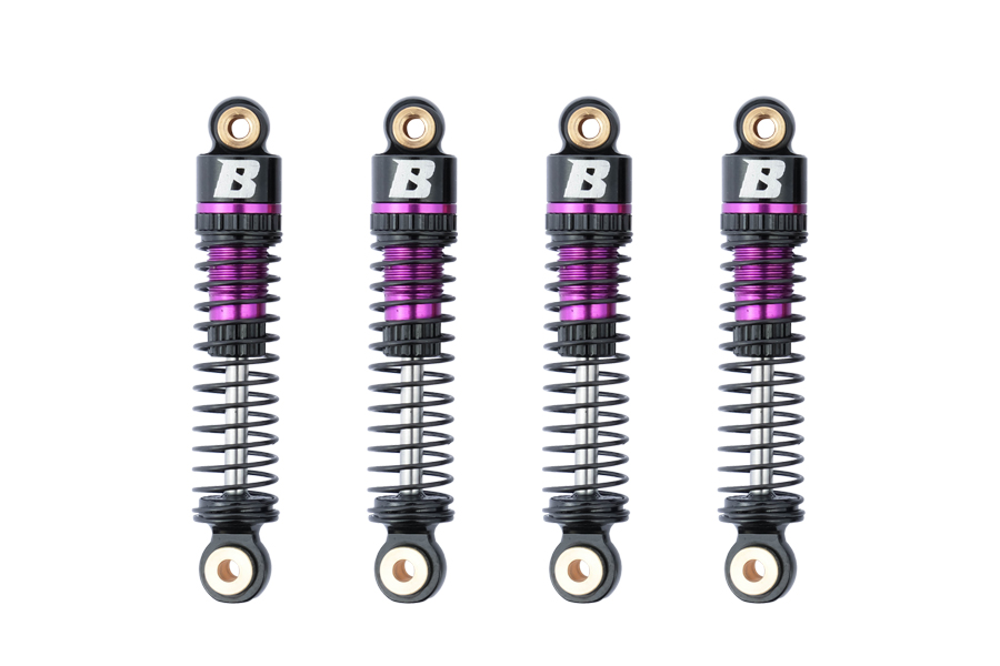BATRAZZI Oil-filled Aluminum Shocks for FCX24 / FCX18 (Purple)