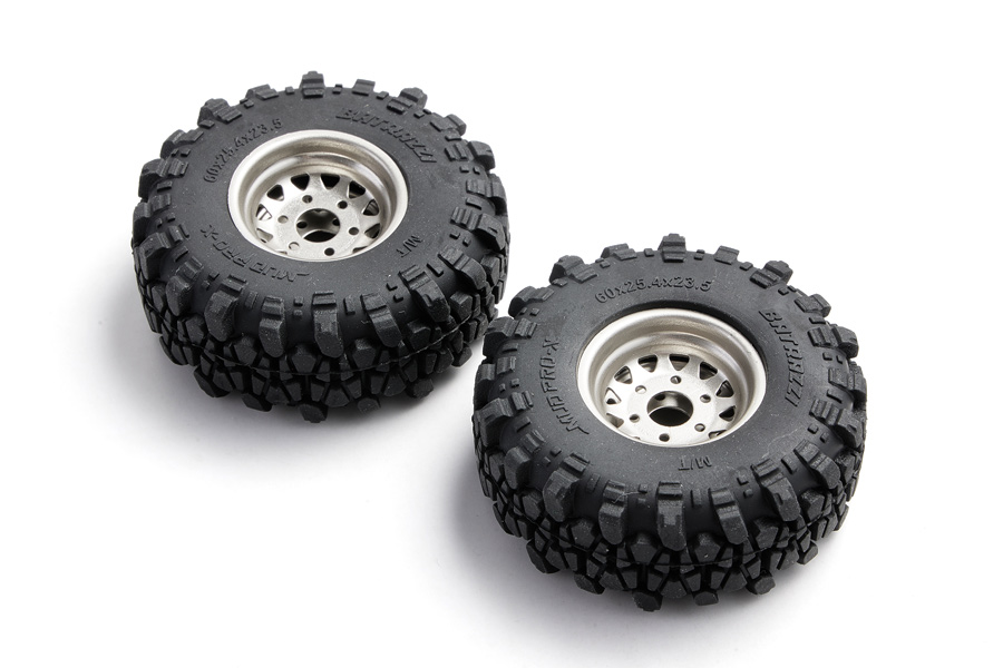 BATRAZZI 1.0” Steelie Beadlock Wheels (4 pcs)