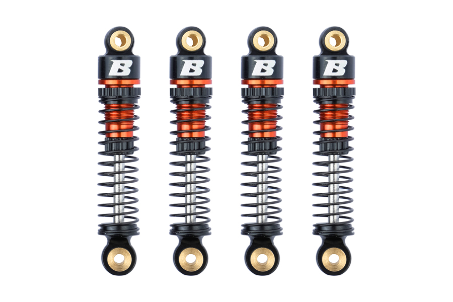 BATRAZZI Oil-filled Aluminum Shocks for FCX24 / FCX18 Orange (4 pcs)