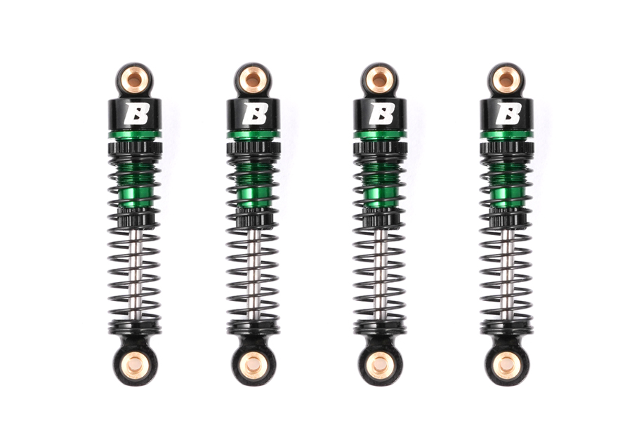 BATRAZZI 41mm Oil-filled Aluminum Shocks for FCX24 / FCX18 Green (4 pcs)