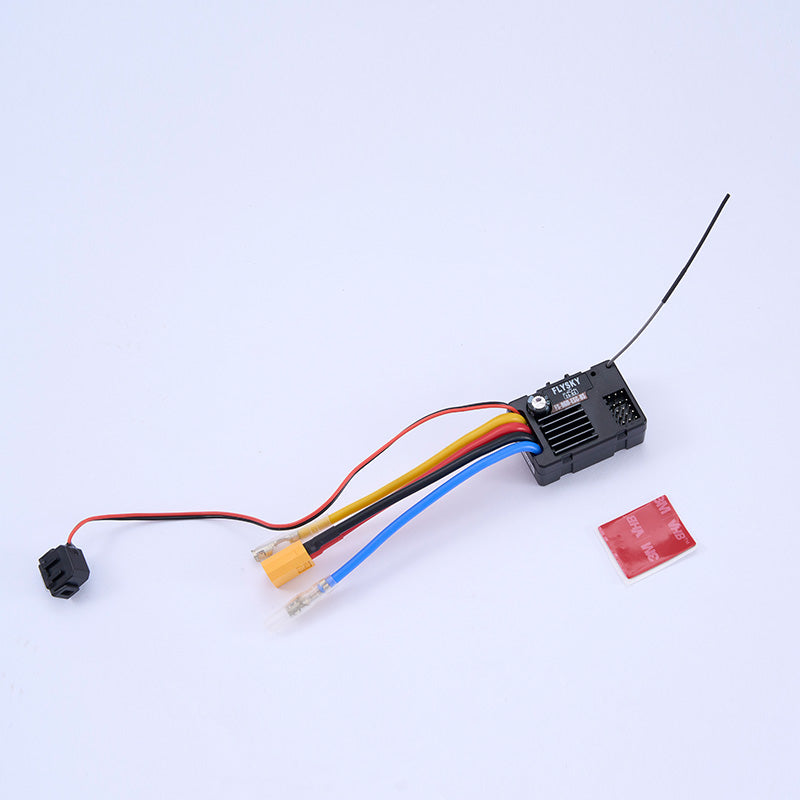 R6D-ESC receiver with wiring and connectors for RC model compatibility