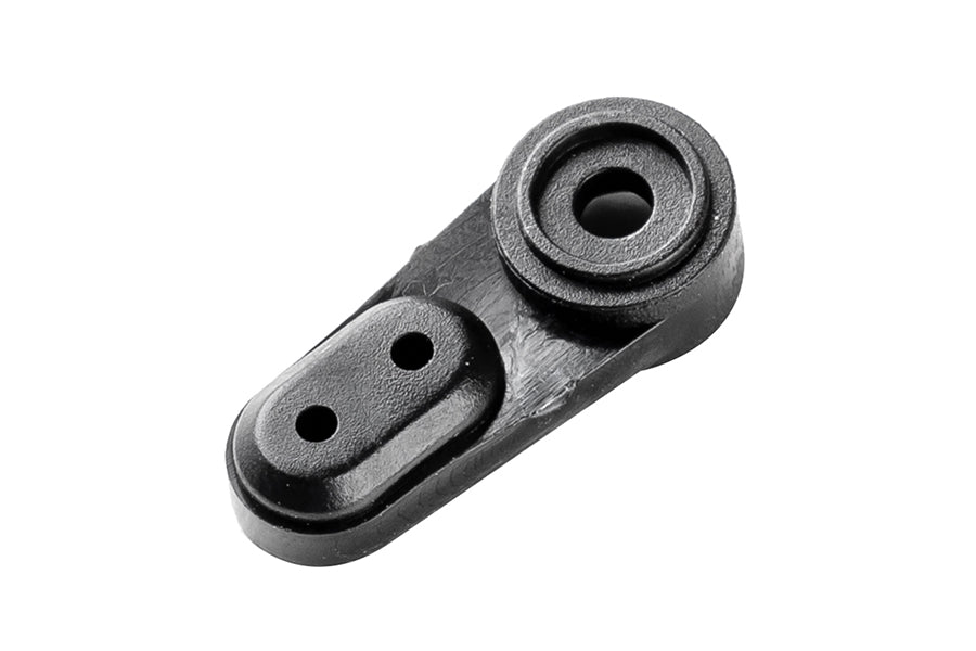 1:18 RC model black servo horn with two mounting holes