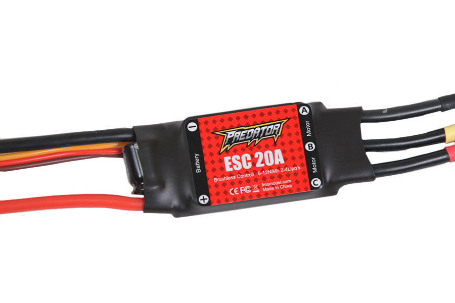 20A brushless ESC for RC airplanes with XT60 connector