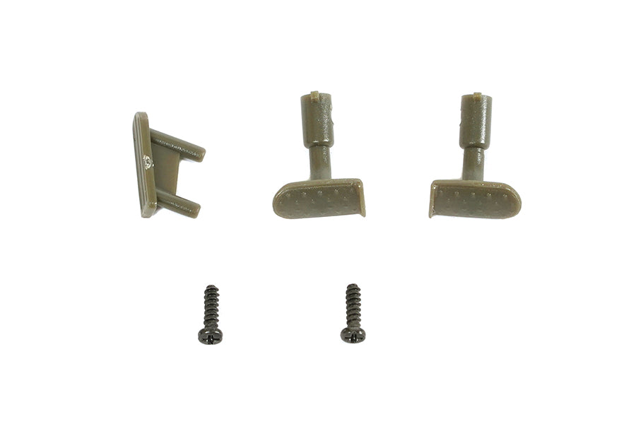 Green pedal set with screws for 1:12 1941 MB scaler RC models