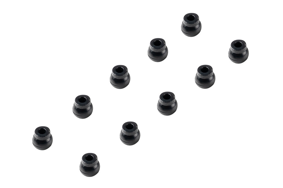 Set of 10 black ball heads for 1:18 RC models