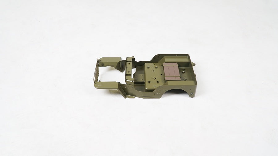 1:6 scale 1941 MB car body shell in olive green for RC models