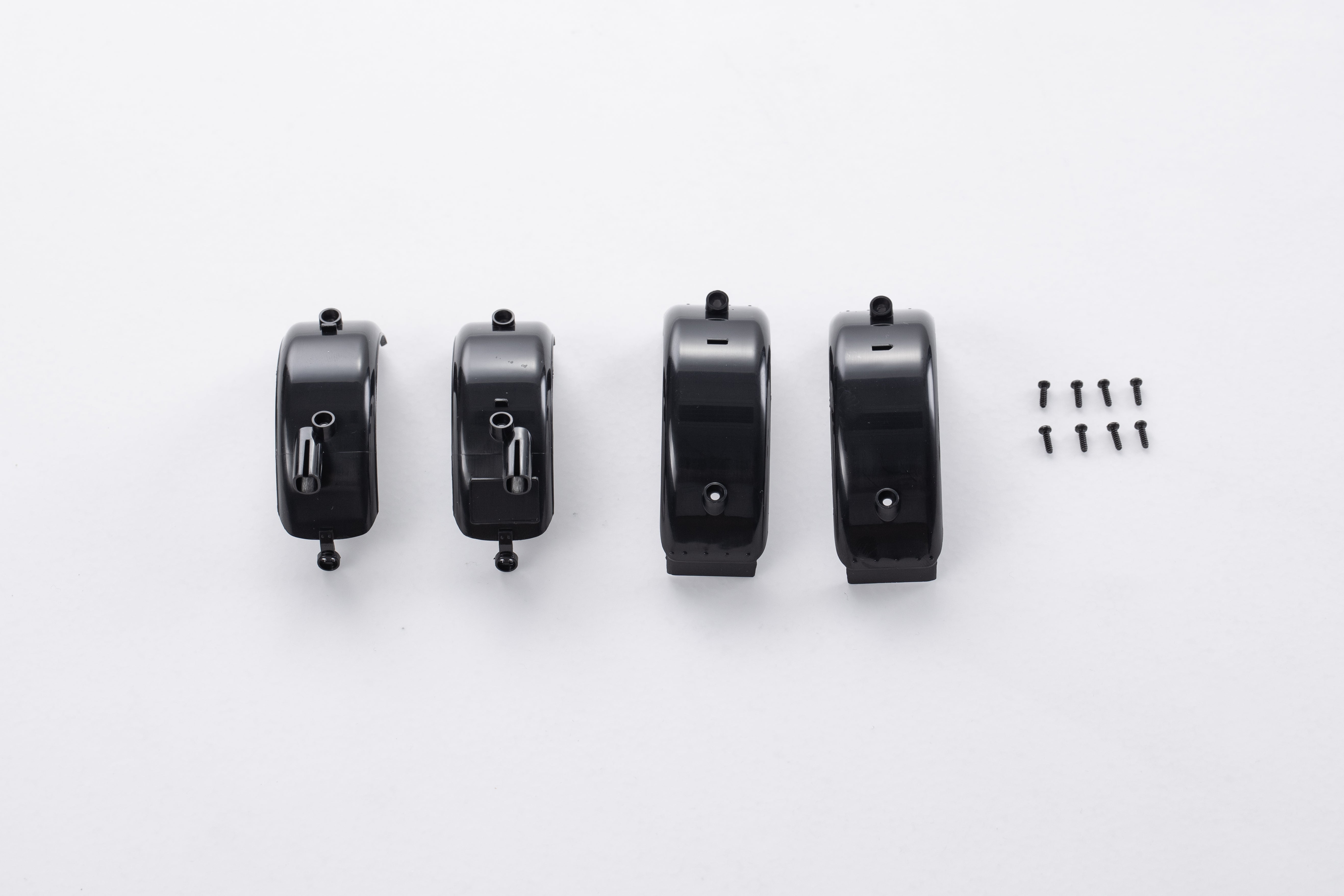 1/18 Mogrich RC model black fenders with screws