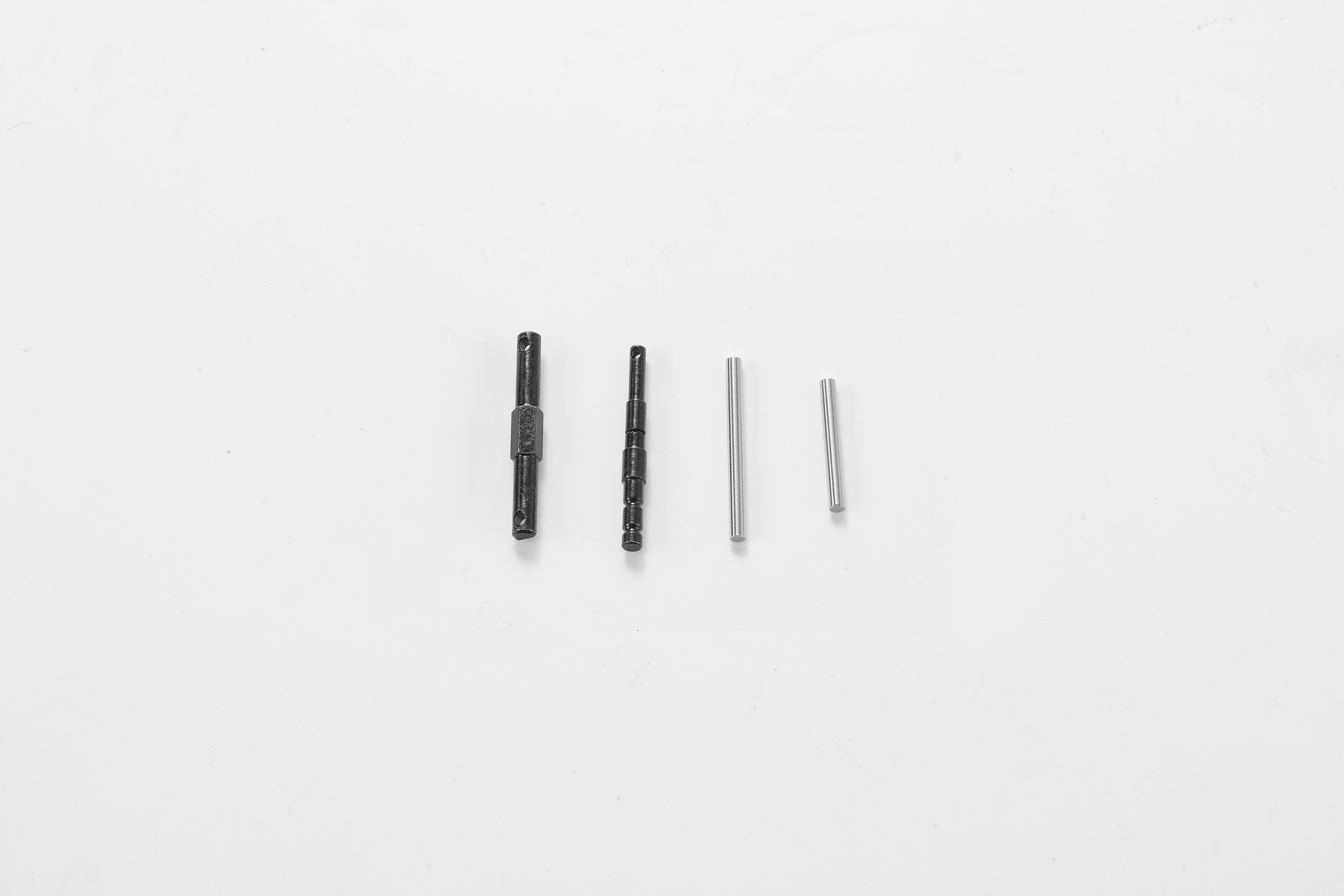 1/24 Power Wagon transmission box shaft parts in black and silver