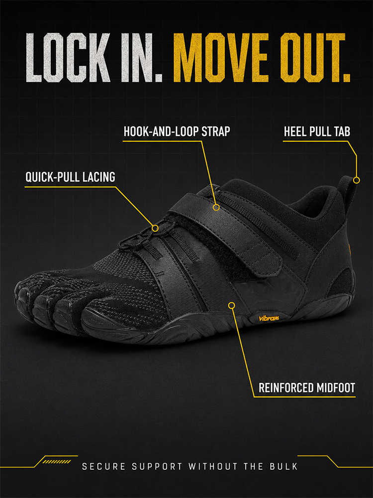 Five-finger sports and fitness shoes